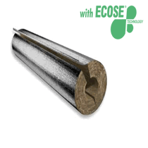 Knauf Pipe Insulation - Thermo-Tek PS Eco Alu - Mineral Wool Pipe Lagging - Box Quantities