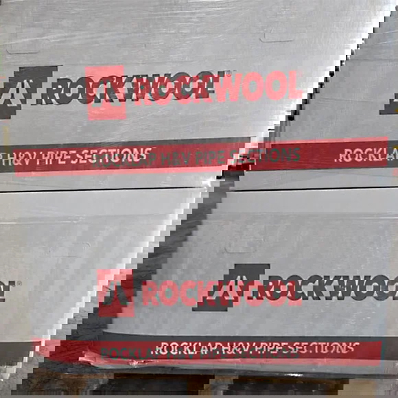 Rockwool pipe insulation