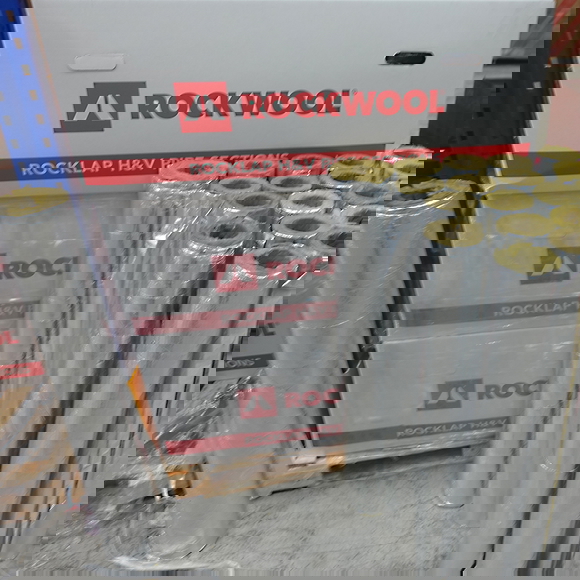 Rockwool pipe insulation