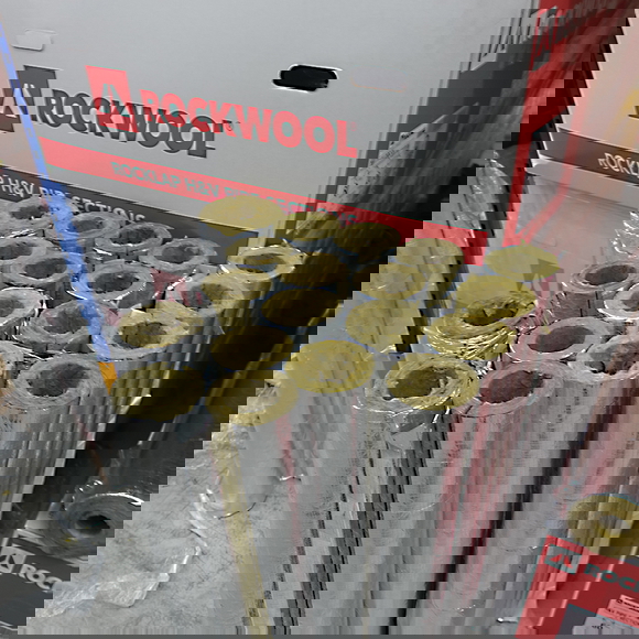 Rockwool pipe insulation