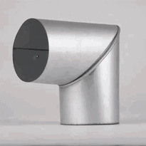 Aluzinc Pipe Insulation Cladding - 90 Degree Elbows