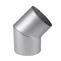 Aluzinc Pipe Insulation Cladding - 45 Degree Elbows