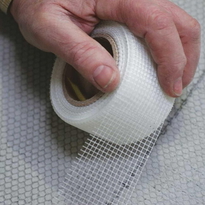 Marmox Self Adhesive Reinforcing Tapes - 50M Fibre Glass Mesh Tape