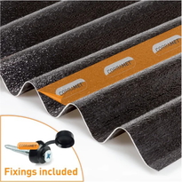 Corramet Corrugated Roof Sheet Kit - 950mm Wide