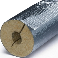 Knauf Pipe Insulation - Thermo-Tek PS Eco Alu - Mineral Wool Pipe Lagging - Box Quantities