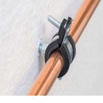 Rubber Lined Pipe Clips - With Screwes - Box Quantity (50 pcs/Box)