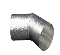 Aluzinc Pipe Insulation Cladding - 45 Degree Elbows