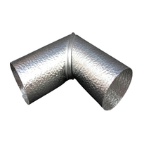 Aluzinc Pipe Insulation Cladding - 90 Degree Elbows