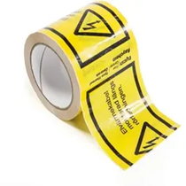 Electric Trace Heating Warning Label