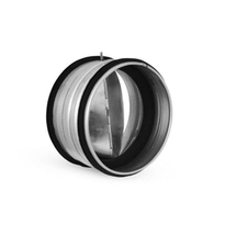 SpiraSafe Circular Duct Back Draught Shutter - 100mm 