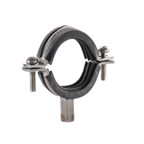 Surefix EPDM Rubber Lined 316 Steel Pipe Clip - M8/M10 (Box Quantities)