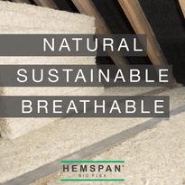 HEMSPAN® Bio Flex - 1100 x 600 x 50mm (10 Batts / Pack, 6.6 SqM/Pack)