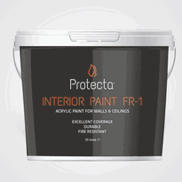 Protecta FR-1 - Interior Fire Rated Paint - 10Lt - Snow White Matt Finish