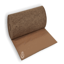 Silent Wool: Sheep Wool Acoustic Floor Insulation With Breather Paper -25M x 1M