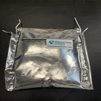 Screwed Valve Jacket Insulation - External Jacket x 1 1/2 Inch (40mm) x Black