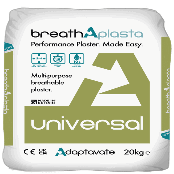 BreathAplasta Universal- Breathable lime plaster