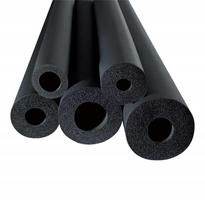 Rubaflex Nitrile Rubber Pipe Insulation - 2M Unslit Foam Black Pipe Lagging