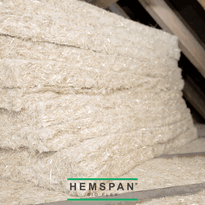 HEMSPAN® Bio Flex - Hemp Wool Insulation Batts  - 1100 x 370mm x 50mm  (10 slabs / Pack , 4.1 Sqm)