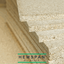 HEMSPAN® Bio Board - 19mm Thick Hemp Fibre Insulation Boards - Eco-Friendly Plasterboard Alternative