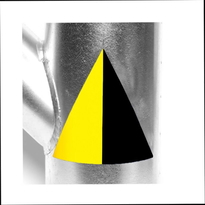 Self Adhesive Ductwork Identification Triangles | Duct Labels