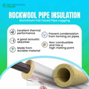 Rockwool pipe insulation