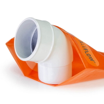 Aluflow Aluminium  - 112 Degree  - Downpipe Offset Bend 