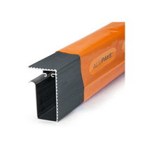 Alupave Fireproof Flat Roof & Decking Side Gutter