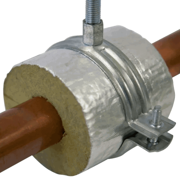 rockwool pipe support