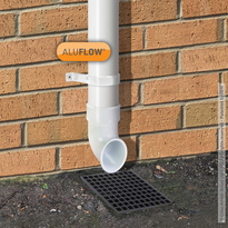 Aluflow - Aluminium Downpipe Shoe - Guttering Supplies