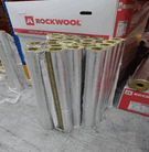 Rockwool pipe insulation