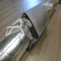 Insulation Jackets for Butterfly Valves (All Sizes) - External Jacket x 5 Inch (125mm) x Standard Grey