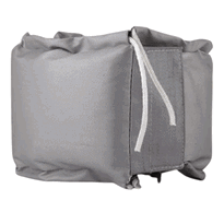 Flange Insulation Jackets (All Sizes) - 1/2 Inch (15mm) - Grey - External Jacket