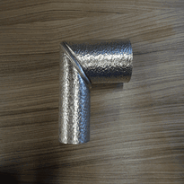 Stucco Aluminium - Pipe Insulation Cladding - 90 Degree Elbows