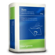 Lime Green Duro - Plaster Undercoat - Pack of 2 - 50Kg (25 Kg / Bag)