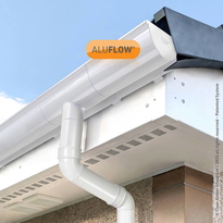 Aluflow Aluminium - Deep Flow - Gutter Running Outlet 
