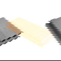 Bison Composite Batten Cladding Edge Board - 2500mm x 140mm x 12mm