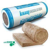 Knauf Factory Clad 40 - Fibreglass Insulation Roll