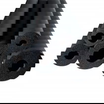 Rubaflex Nitrile Rubber Pipe Insulation - 2M SLIT Black Foam Lagging